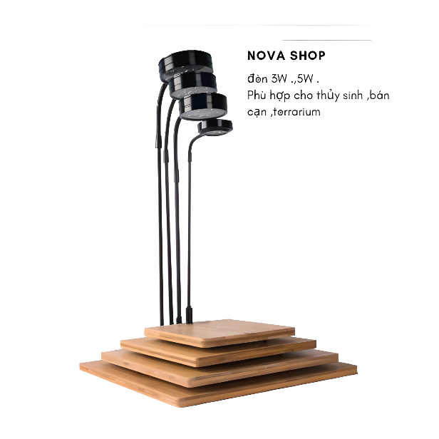 Đèn led chiếu sáng cho hồ thủy sinh, tiểu cảnh ,bể terrarium
