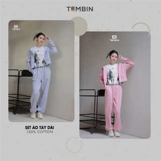 Áo Khoác Croptop TEMBIN Thun Tăm