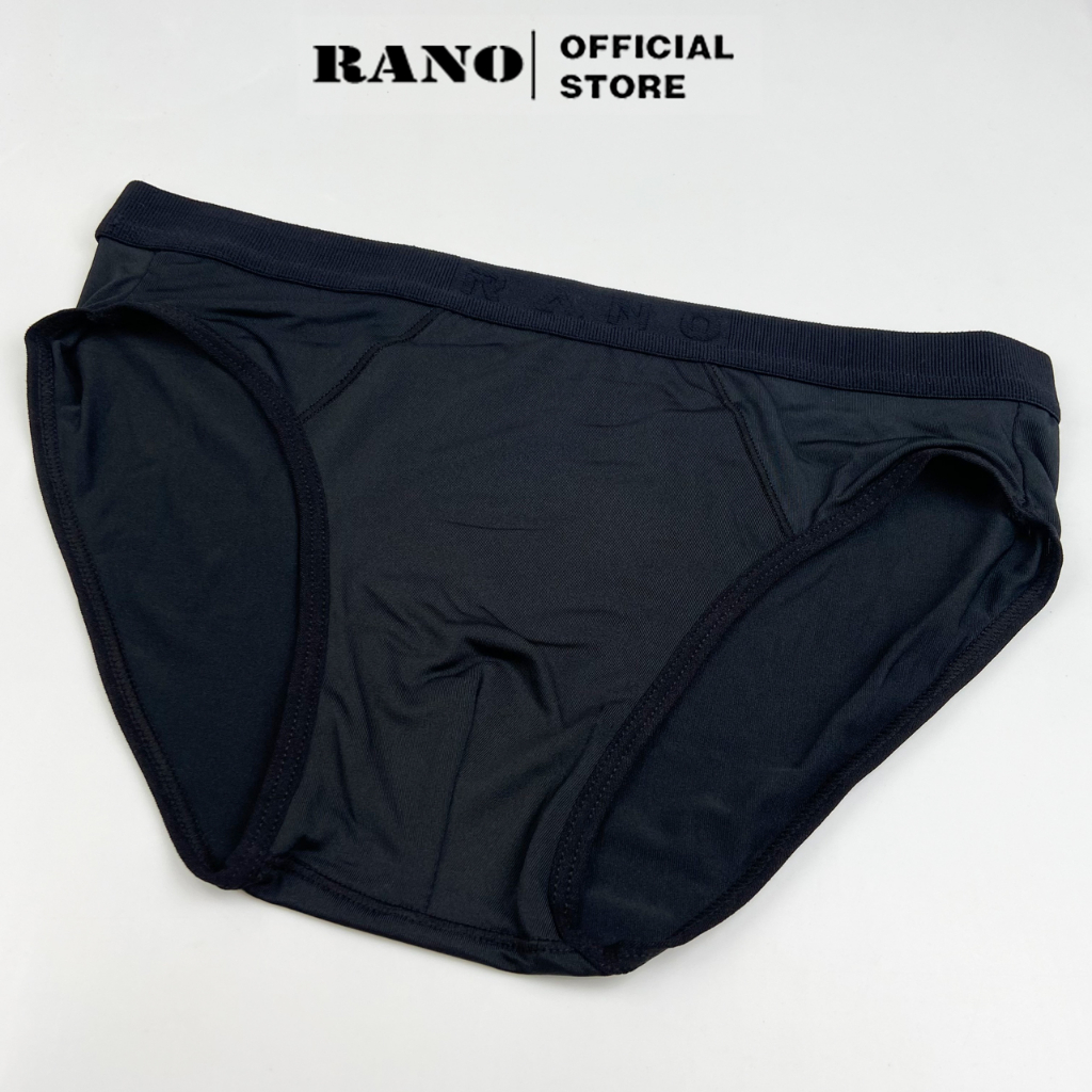 Quần lót nam tam giác cotton thun lạnh cao cấp cạp lưng nhỏ RANO thoáng khí trơn body kháng khuẩn xuất khẩu nhật