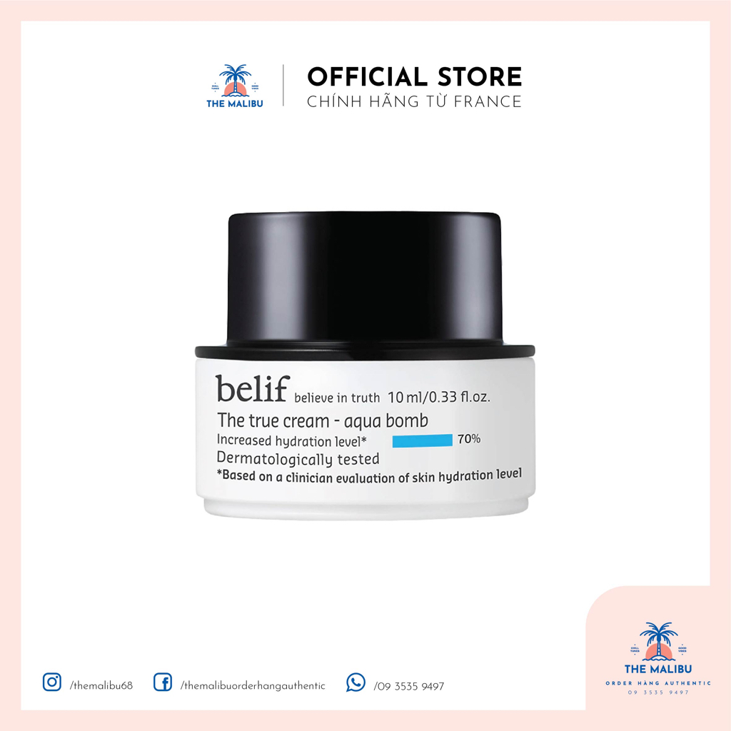 Kem dưỡng ẩm Belif believe in truth the true cream aqua bomb