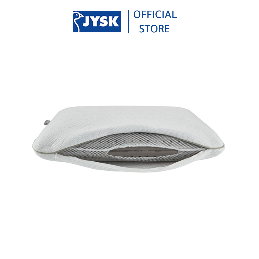 Ruột gối memory foam | JYSK Wellpur Vongsen | trắng | R40xD60xC13cm