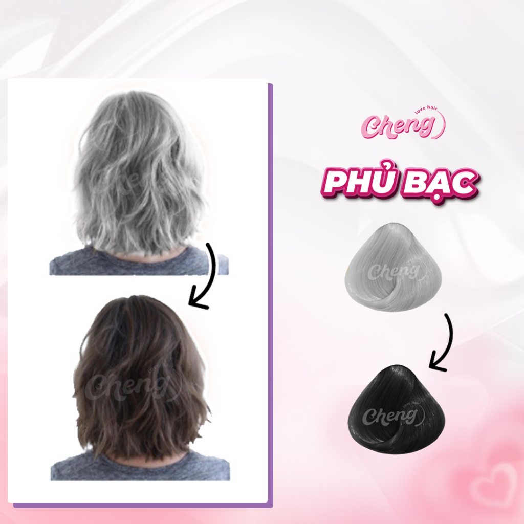 Thuốc Nhuộm Tóc PHỦ BẠC Màu Thời Trang | Chenglovehair, Chenglovehairs