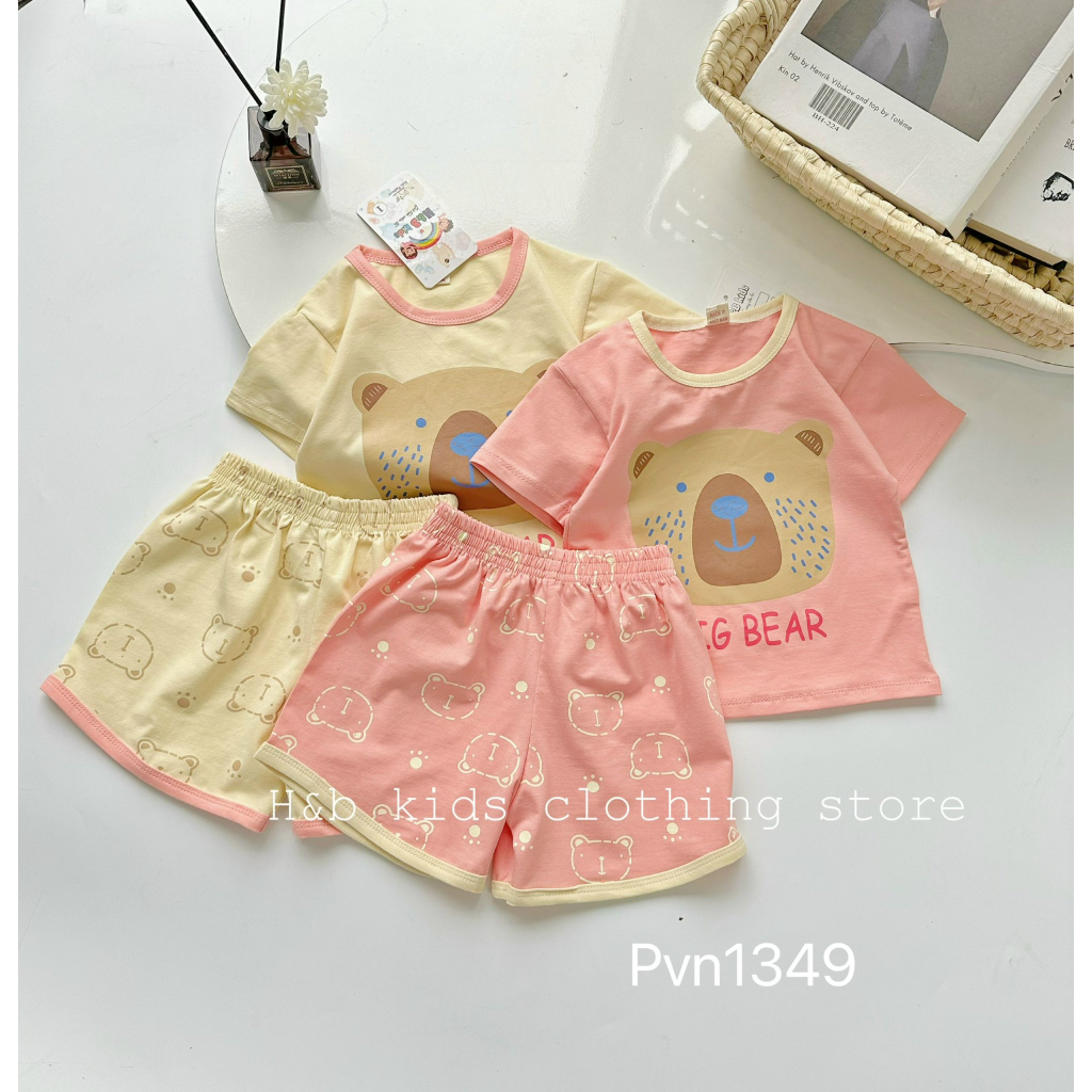 Bộ Đồ cho bé gái,bộ quần áo cotton dành cho bé trai, bé gái mặc nhà mùa hè