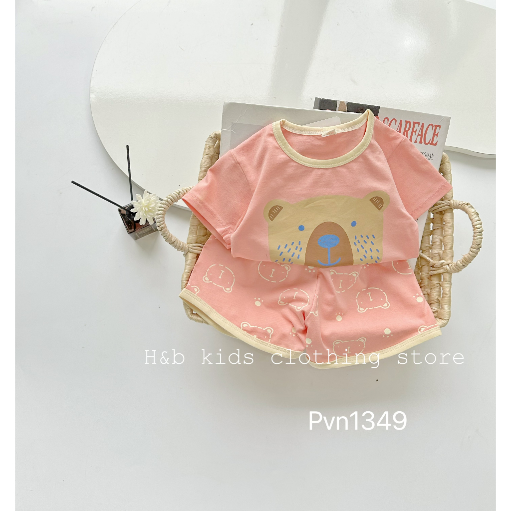 Bộ Đồ cho bé gái,bộ quần áo cotton dành cho bé trai, bé gái mặc nhà mùa hè