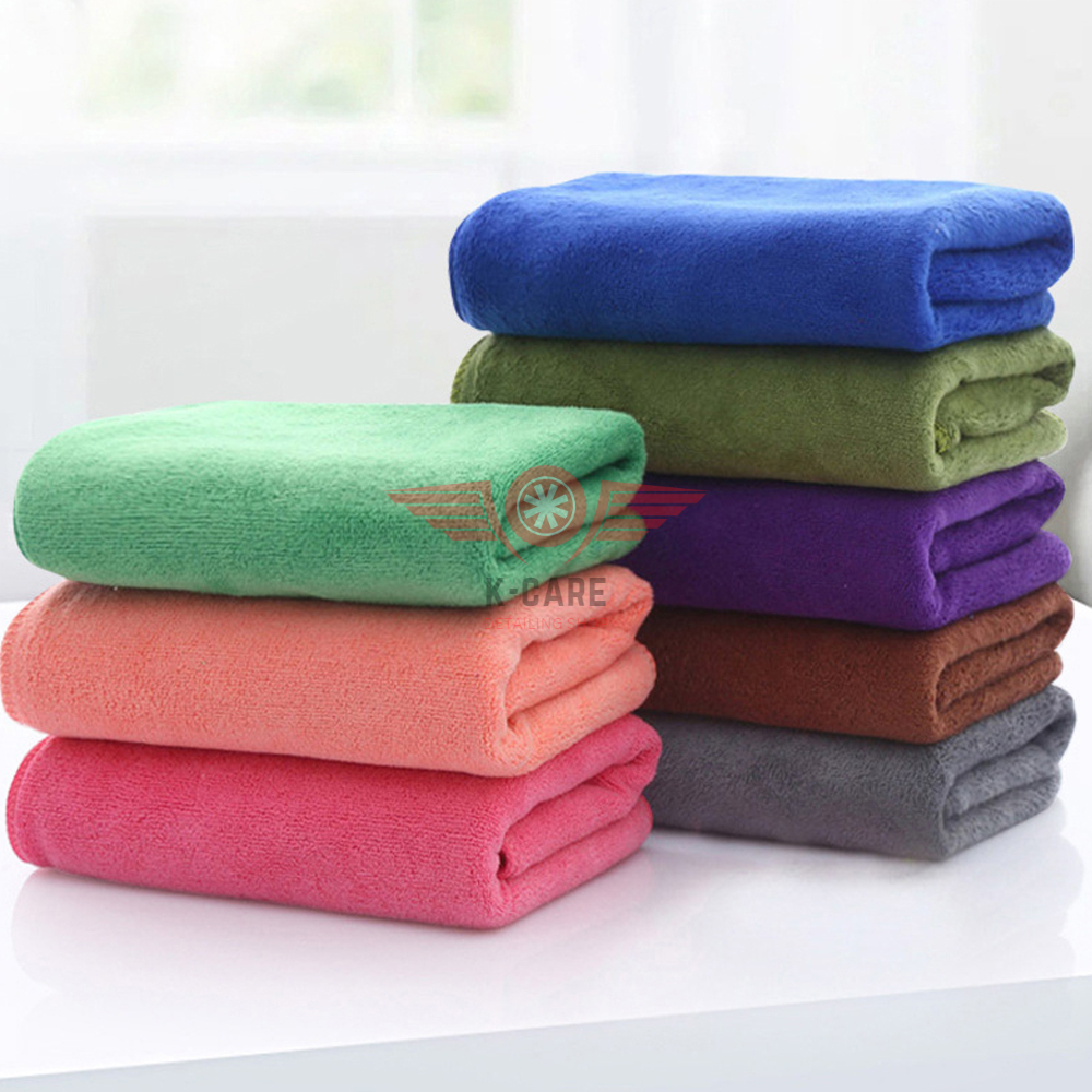 Khăn lau ô tô, lau bếp, lau kính, lau bàn, lau tay đa năng siêu thâm hút không rụng lông, không làm xước bề mặt Kcare