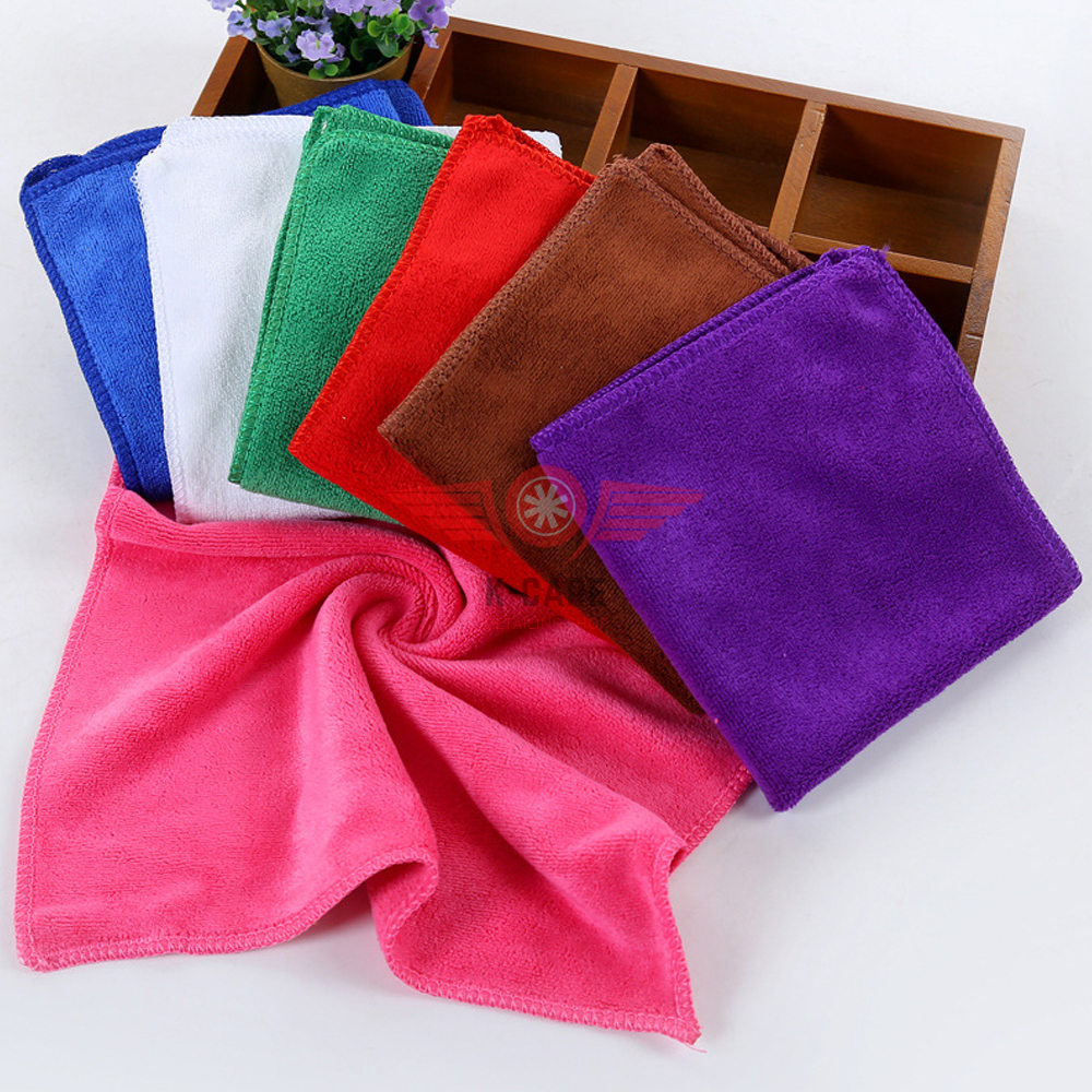 Khăn lau xe, lau bếp, lau kính, lau bàn lau tay đa năng chất liệu Microfiber không rụng lông không làm xước bề mặt Kcare