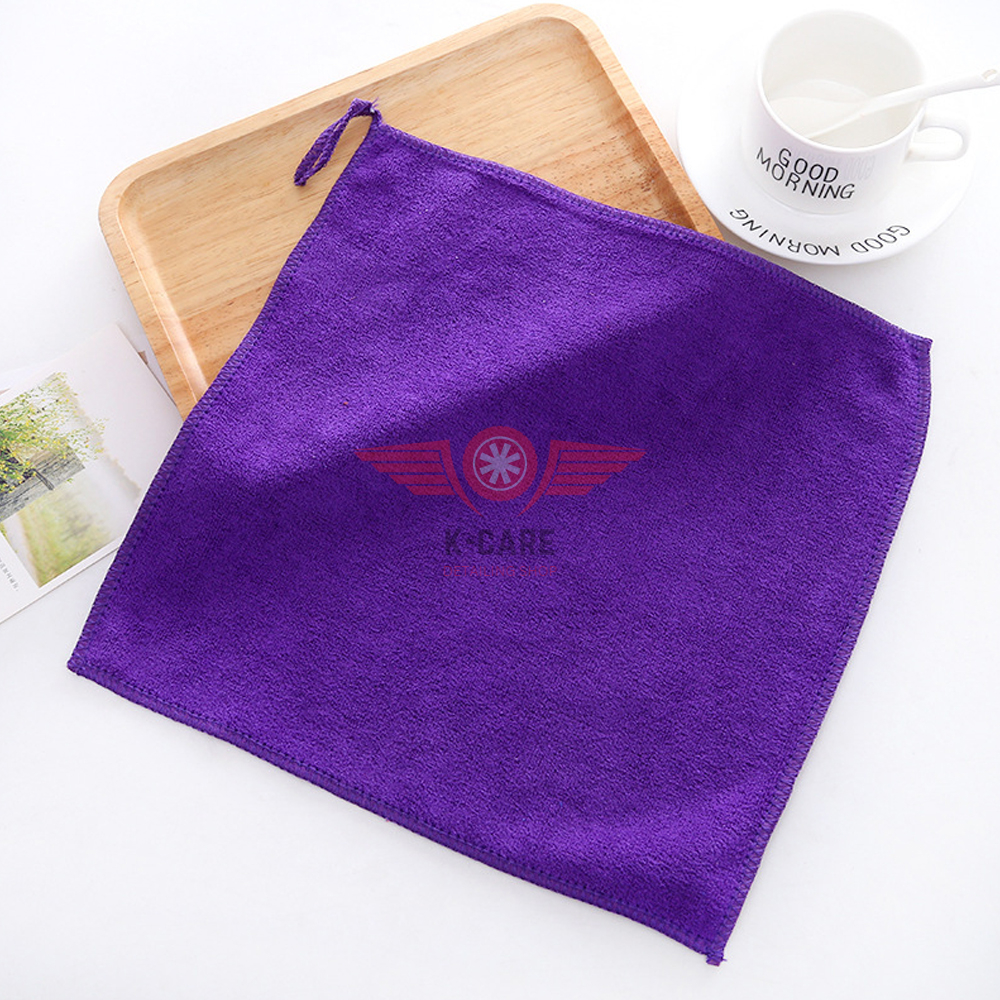 Khăn lau ô tô, lau bếp, lau kính, lau bàn, lau tay đa năng siêu thâm hút không rụng lông, không làm xước bề mặt Kcare