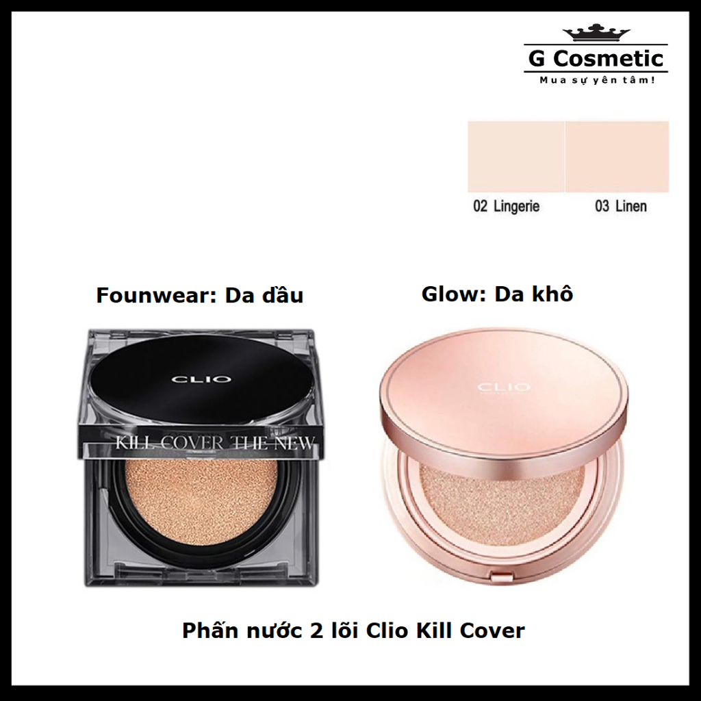 Phấn nước 2 lõi Clio Kill Cover