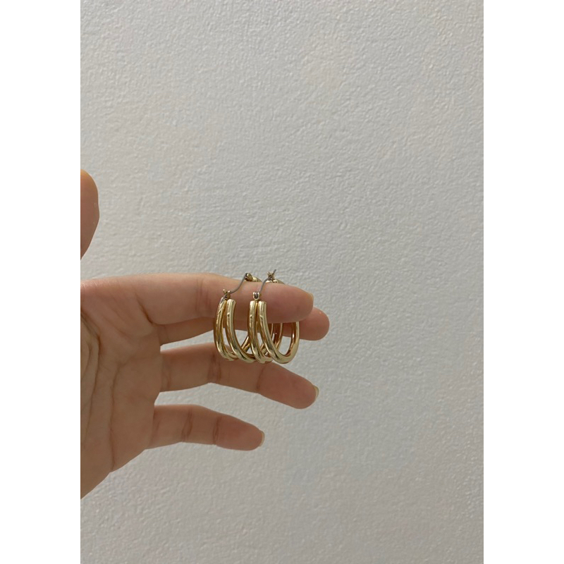 Pass khuyên tai tròn hàng order Đức