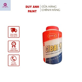 Sơn phủ bóng clear ngoài trời 1kg