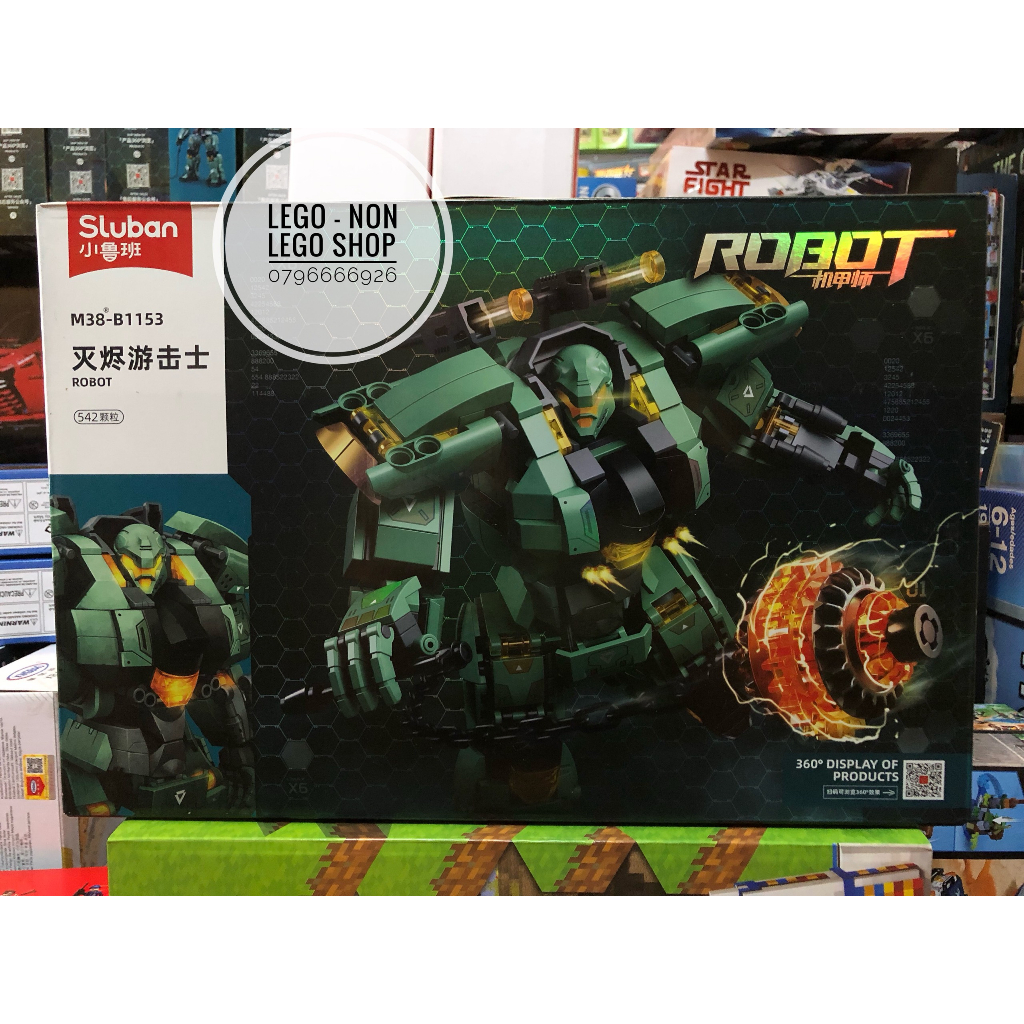 Đồ Chơi Robot Đại Địa Xếp Hình Sluban B 1153