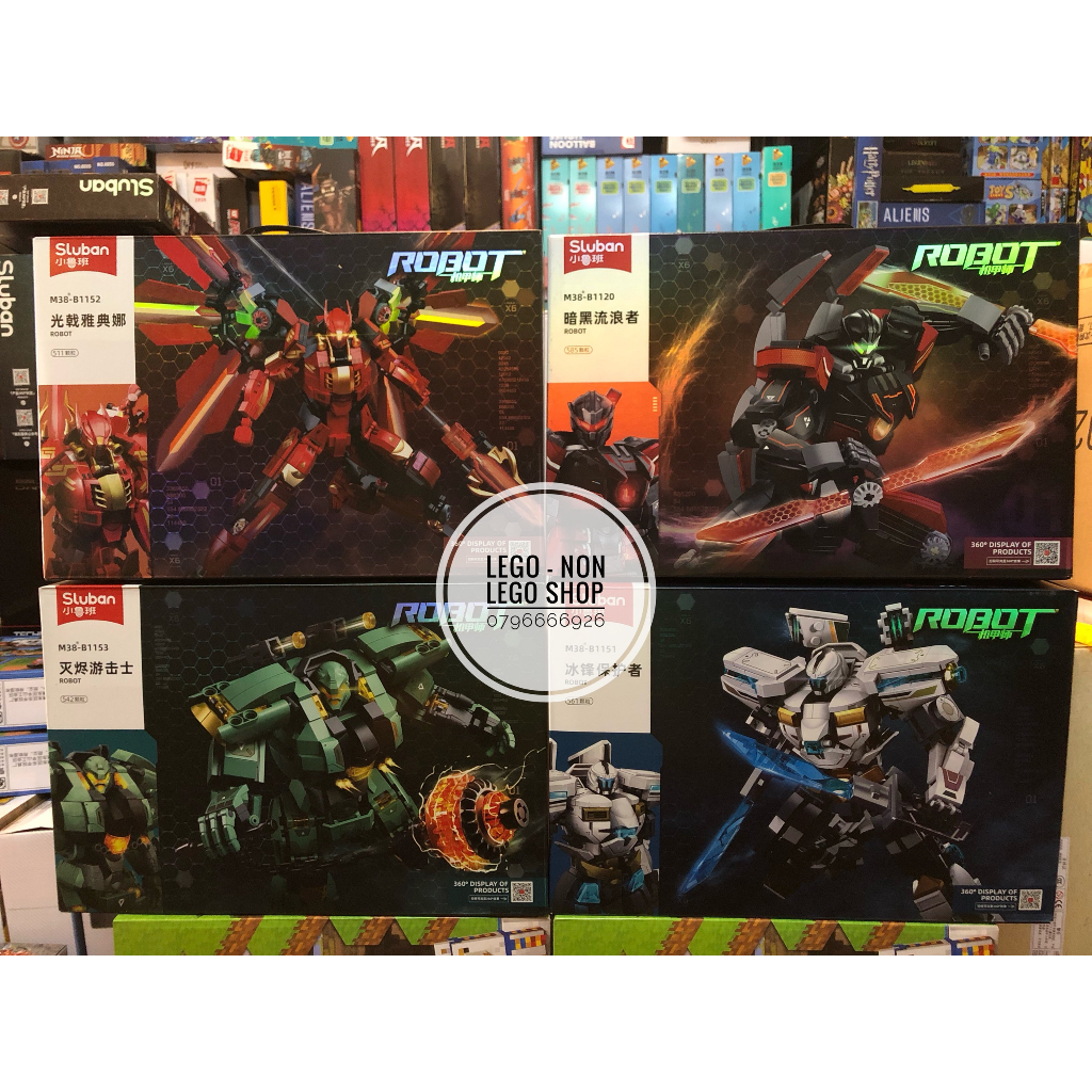 Đồ Chơi Robot Đại Địa Xếp Hình Sluban B 1153