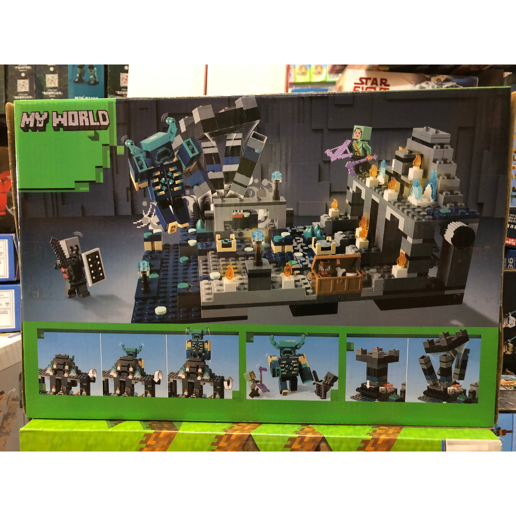 Xếp Hình 21246 Minecraft Leji 68006 Trận Chiến Bóng Đêm 582 Mảnh