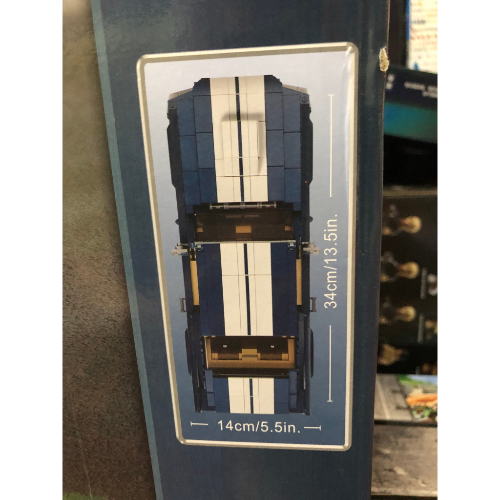 Xếp Hình 10265 Xe Cổ Điển Ford Mustang Leji 0265