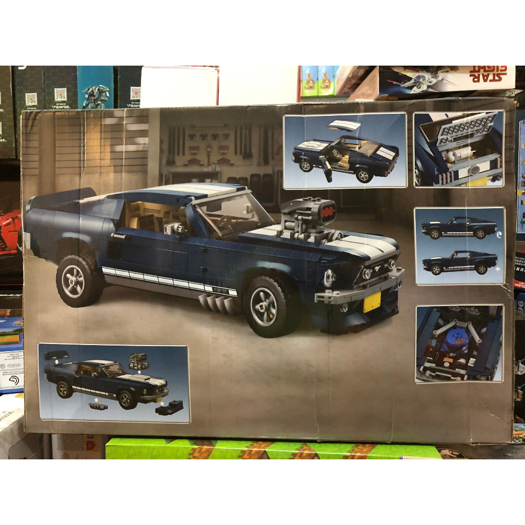 Xếp Hình 10265 Xe Cổ Điển Ford Mustang Leji 0265