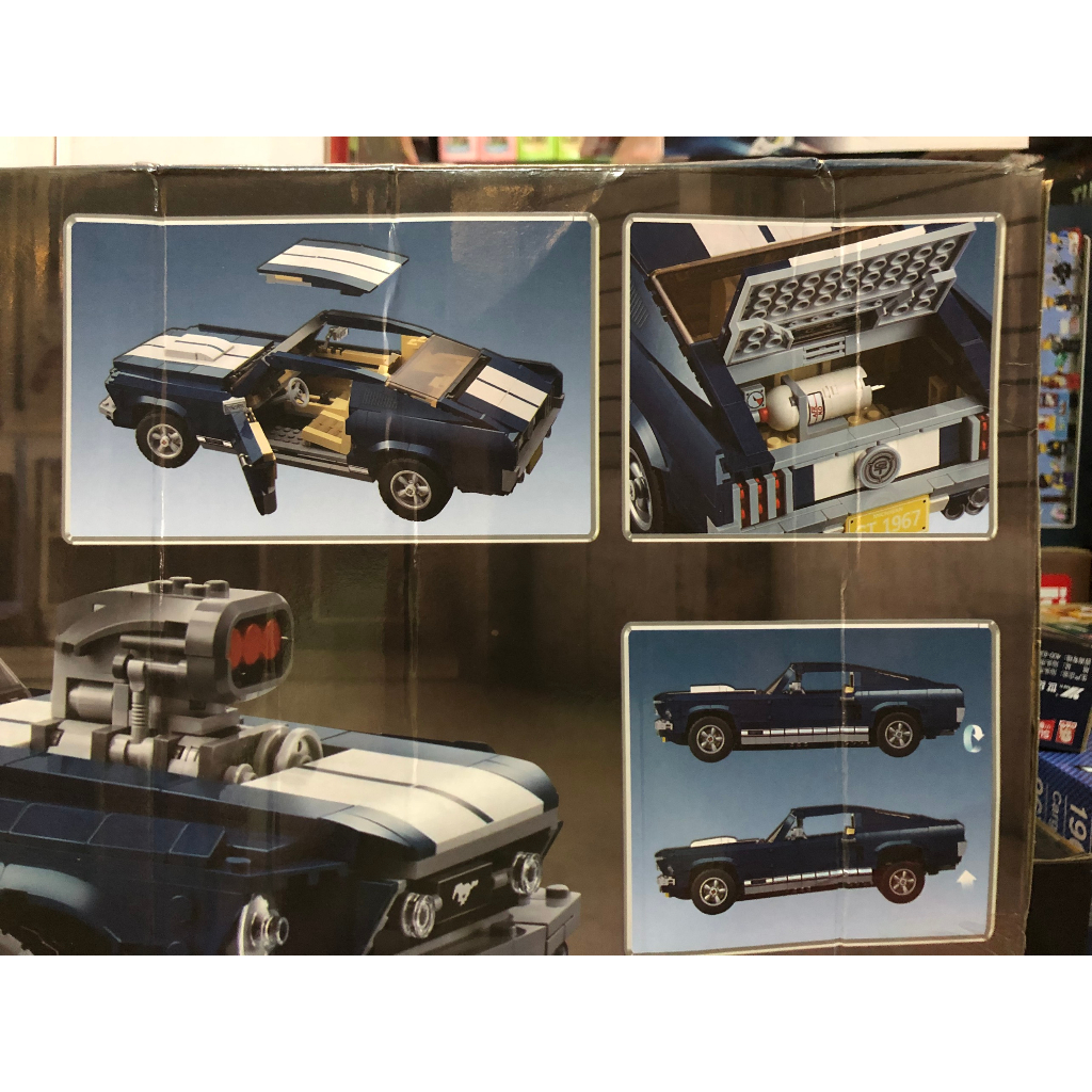 Xếp Hình 10265 Xe Cổ Điển Ford Mustang Leji 0265