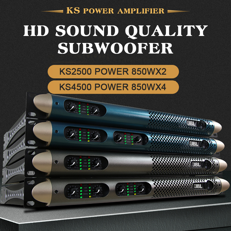 Cục đẩy  JBL KS2500 và KS4500  Công suất cao 850W  1U có 2 kênh và 4 kênh