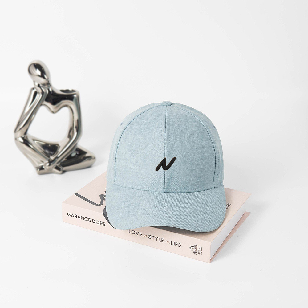 Mũ Lưỡi Trai Nón Kết Nhung Cao Cấp Thêu Chữ N Fashion 397 Phong Cách Ulzzang Form Unisex Nam Nữ - Hazo