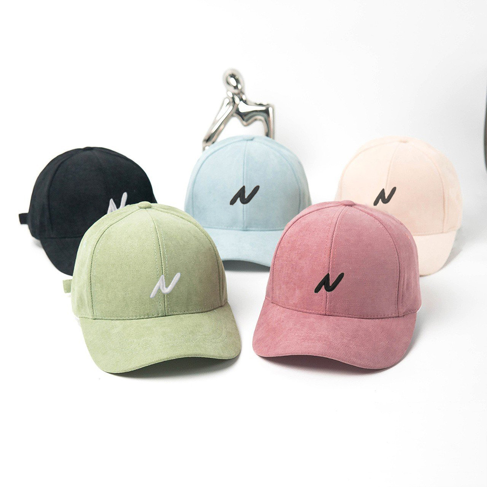 Mũ Lưỡi Trai Nón Kết Nhung Cao Cấp Thêu Chữ N Fashion 397 Phong Cách Ulzzang Form Unisex Nam Nữ - Hazo