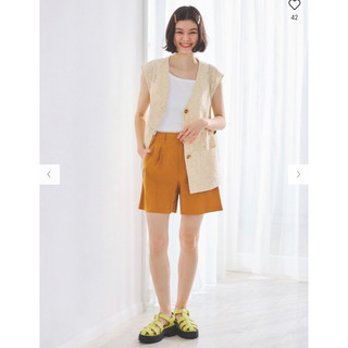 Quần sooc linen Gu nội địa Nhật