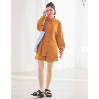 Quần sooc linen Gu nội địa Nhật