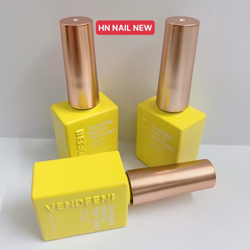 Top lì không lem vendeeni chai 15ml hàng chính hãng HN NAIL NEW