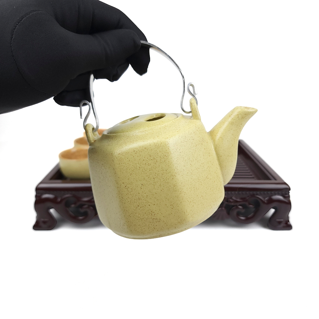 Bộ Ấm Chén Men Màu Gốm Sứ Bát tràng Linh Khang Giá Rẻ