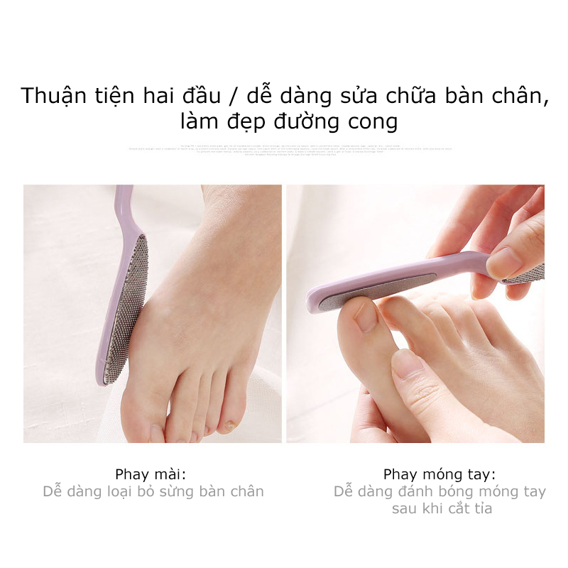 Dụng cụ chà gót chân bằng thép,tẩy da chết-DREAM