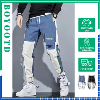 Quần jogger nam ống rộng quần dài NAM Màu Kem Dáng Xuông Form Chuẩn Hàn Quốc Quần Jogger Nam-Mỏng