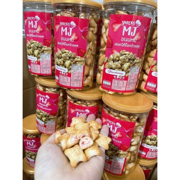 Bánh gấu kem socola/ dâu Thái Lan