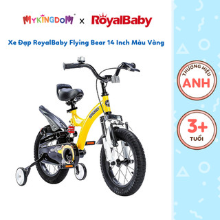 Xe đạp trẻ em, royalbaby flying bear 14", màu vàng, bé từ 4-7 tuổi rb14b-9-yl