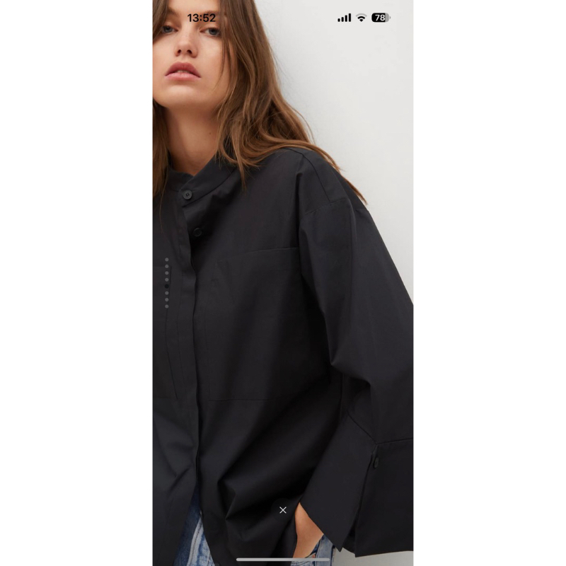 Áo sơ mi oversize nhà xoài