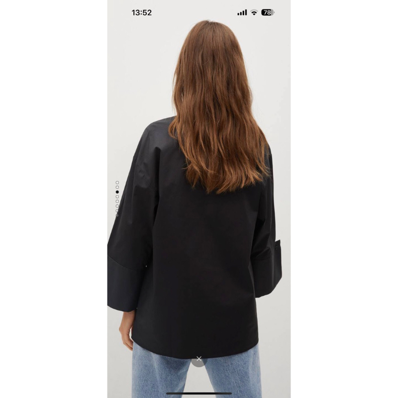 Áo sơ mi oversize nhà xoài