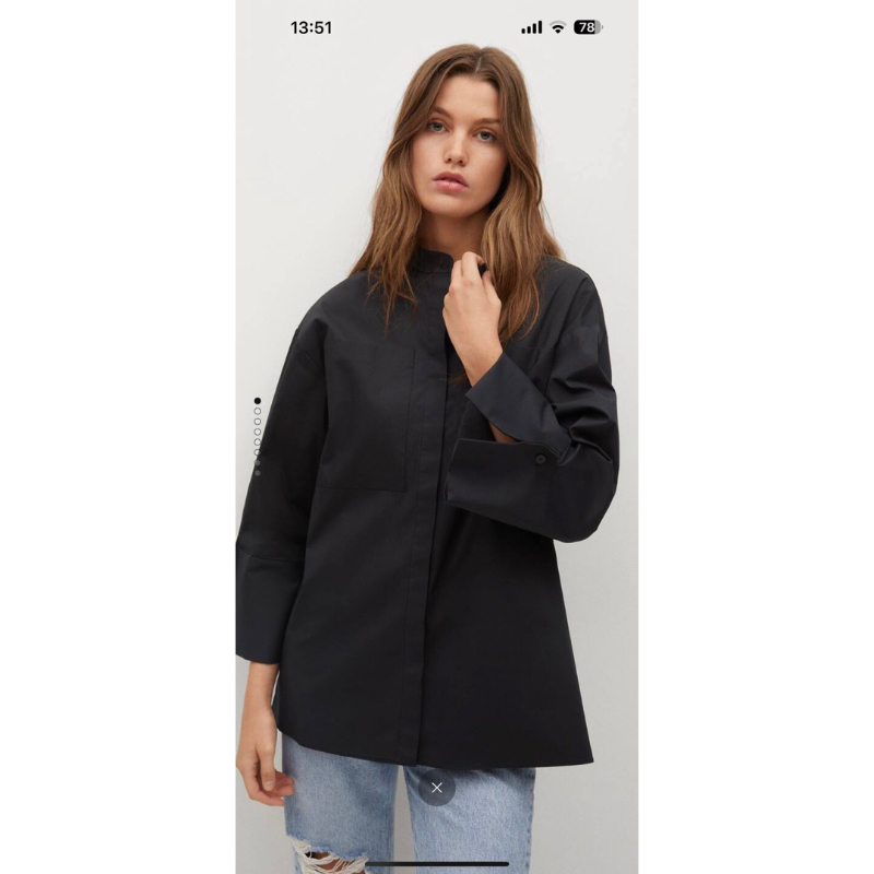 Áo sơ mi oversize nhà xoài