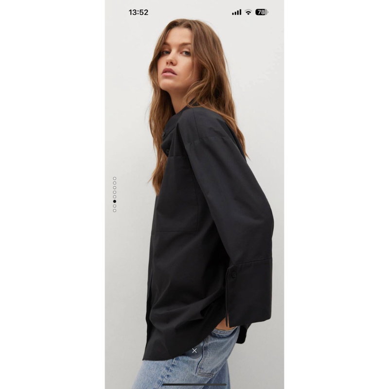 Áo sơ mi oversize nhà xoài