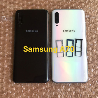 BỘ VỎ SAMSUNG A70 ZIN NEW có phím.kính camera.khay sim