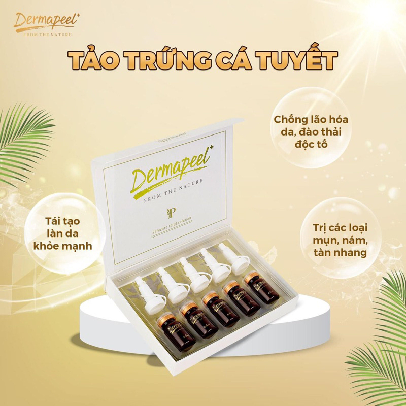H04 Vi Kim Tảo Biển Dermapeel Trứng Cá Tuyết Hàn Quốc - Serum Peel Da Phục Hồi Da Mụn Tiêu Chuẩn Spa