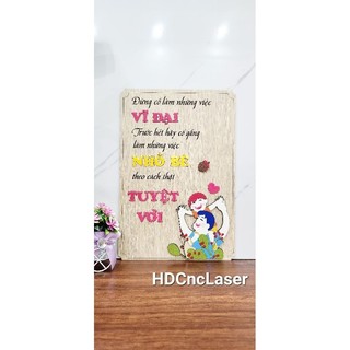 Bảng gỗ khắc tên, trang trí, decor