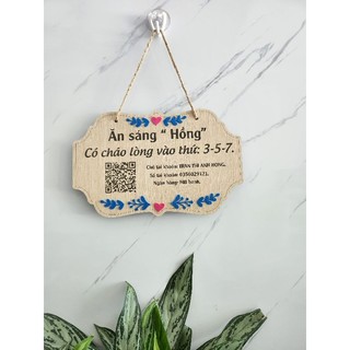 Bảng gỗ khắc tên, trang trí, decor