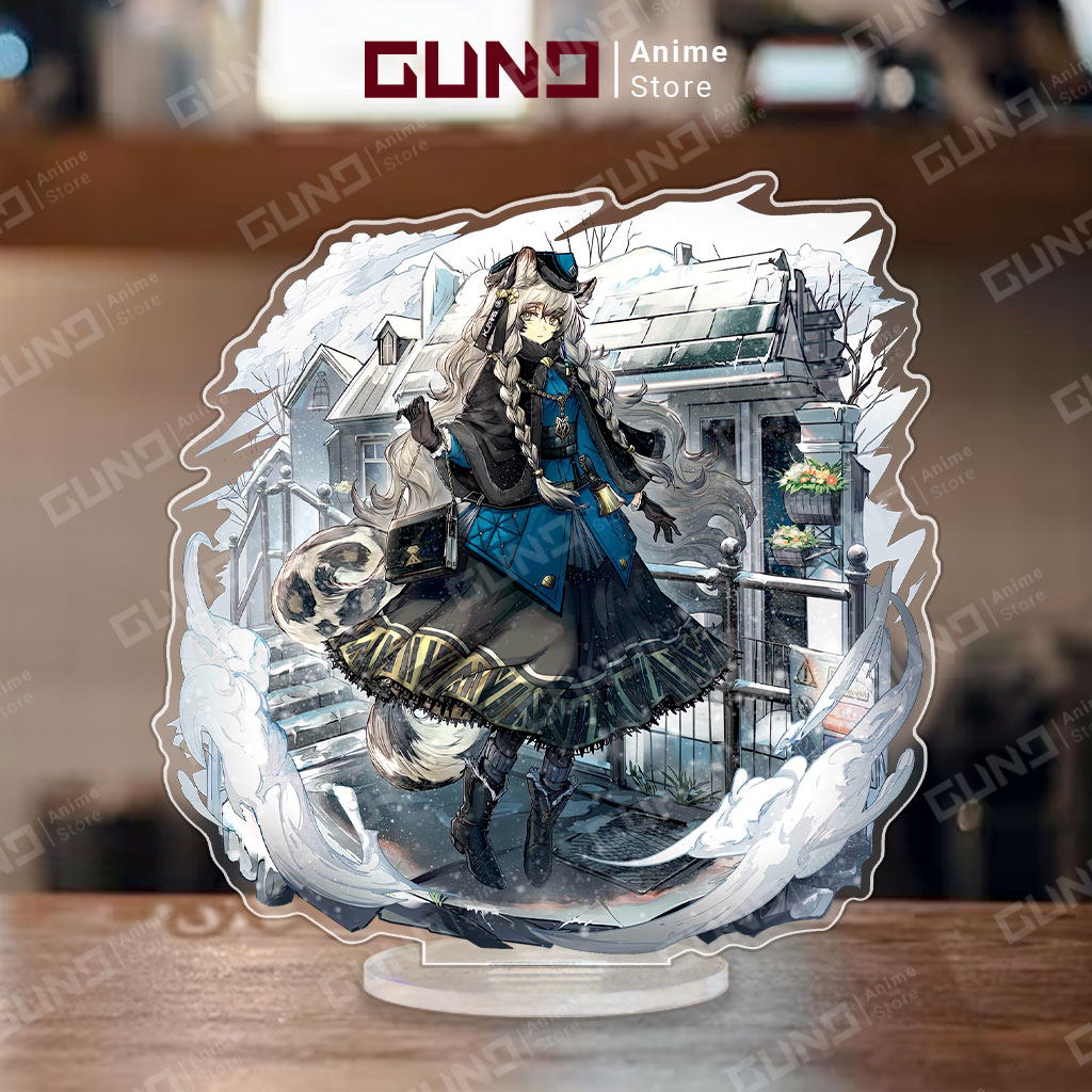 Mô hình Standee Arknights đứng Tượng Mica Acrylic Gund Anime 15CM chibi trang trí trưng bày decor bàn học bàn làm việc