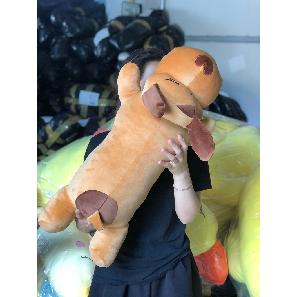 Gấu bông chó mũi tim size 80cm
