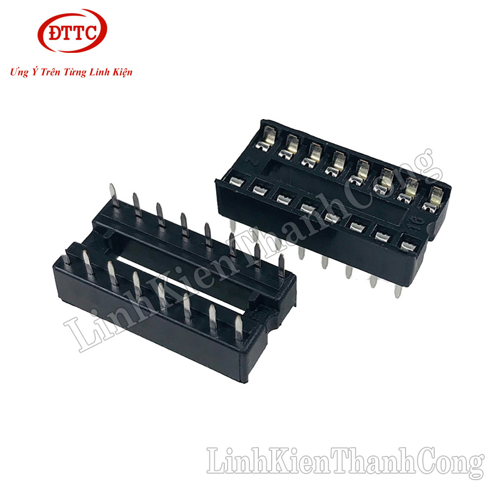 Đế IC 8 chân, 14 chân, 16 chân, 18 chân, 20 chân, 28 chân, 40 chân