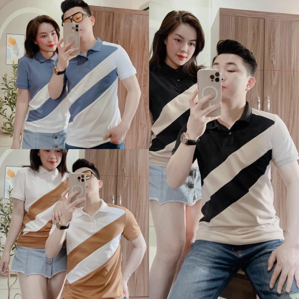 Áo Thun polo Nam Tay Ngắn Thêu Gấu có cổ vải Cotton dày mịn Rẻ Đẹp-REMMY