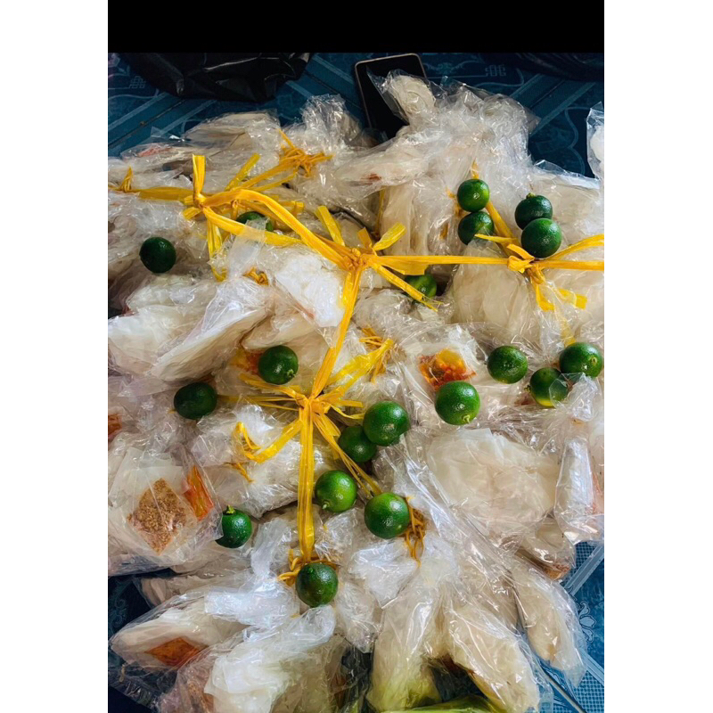 Bánh tráng xâu vò phươi sương kèm tắc 12 gói