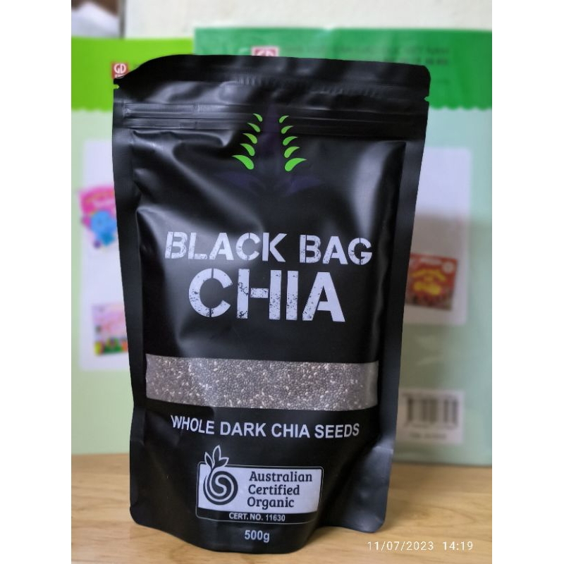 Hạt chia đen black bag chia(500g)