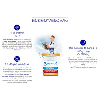 Sữa bột Dielac Alpha 1 - Hộp thiếc 900g