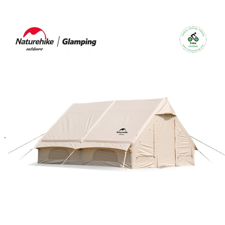Lều cắm trại Glamping 6-8 người khung bơm hơi Naturehike NH20ZP010