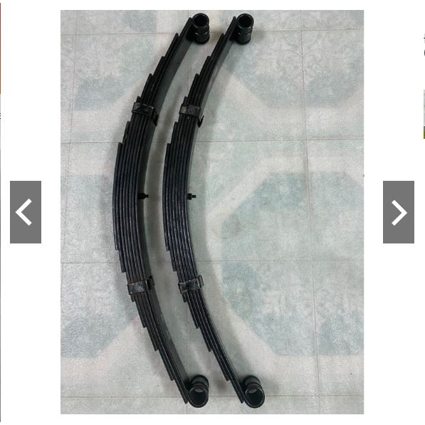 Đôi Nhíp tàu 8 lá dài 90cm,bản 6cm,mỗi lá dầy 8mm,tải trọng 1800kg