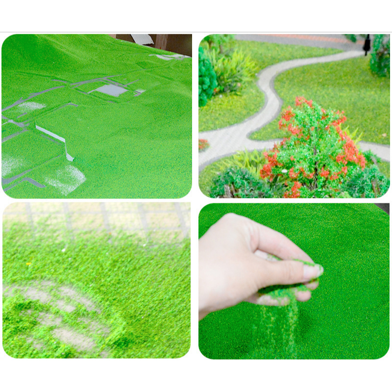 Bột cỏ mịn trang trí sa bàn, mô hình thủ công