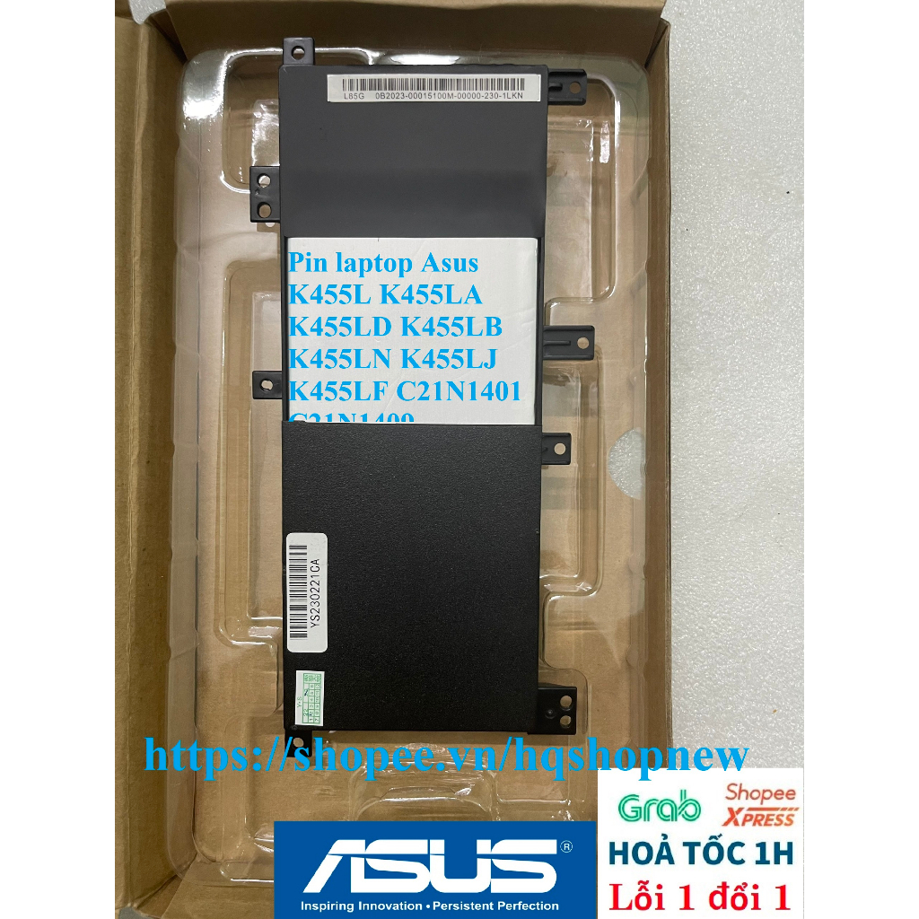 ⚡️ Pin laptop Asus K455L K455LA K455LD K455LB K455LN K455LJ K455LF C21N1401 C21N1409